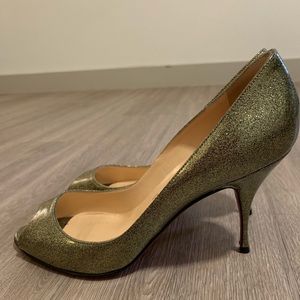 Glitter Louboutin Peeptoe